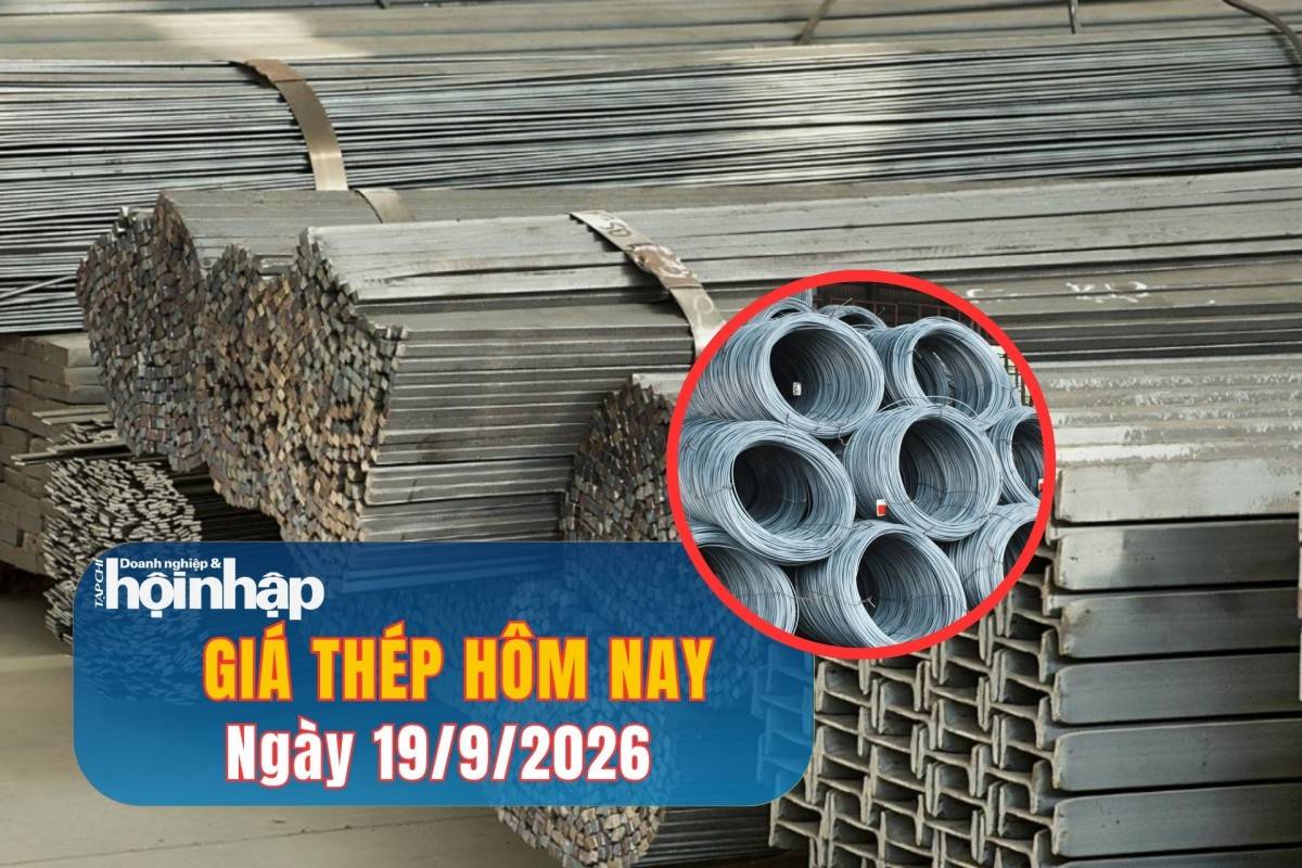 Giá thép hôm nay 18/9/2026: Quặng sắt tăng tiếp nhờ sức mua từ Trung Quốc Giá thép hôm nay 18/9/2026: Quặng sắt tăng tiếp nhờ sức mua từ Trung Quốc